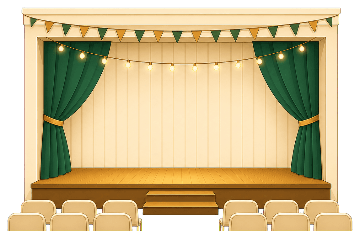 Illustration of a community event